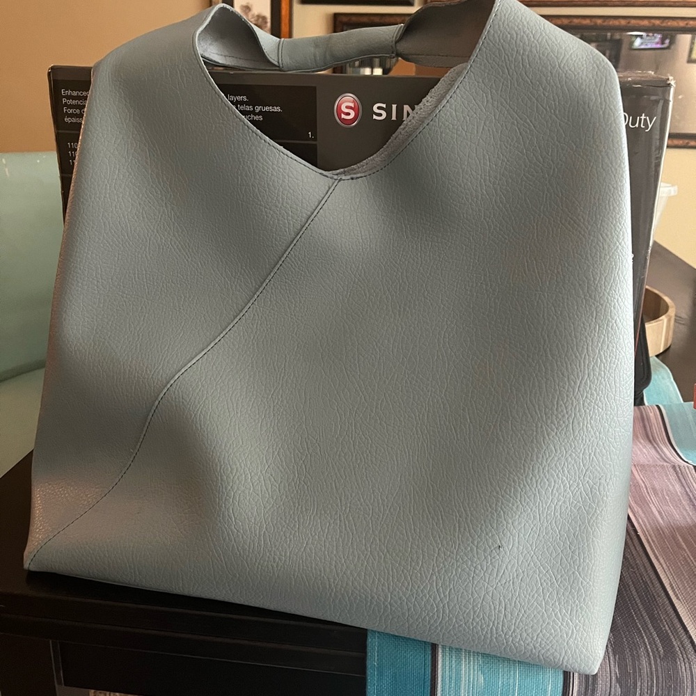 Banana Republic Soft Blue Hobo Bag